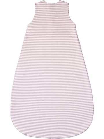 Lässig Babyschlafsack in Rosa/ Weiß - 0,5 TOG