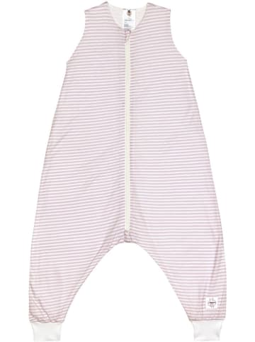 Lässig Schlafsack in Rosa/ Weiß - 0,5 TOG