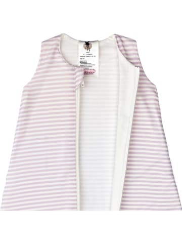 Lässig Schlafsack in Rosa/ Weiß - 0,5 TOG
