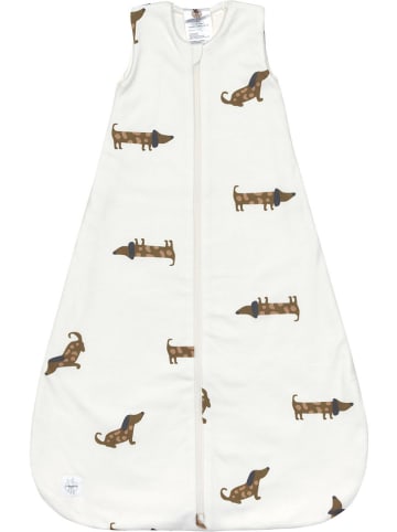 Lässig Babyschlafsack in Creme/ Hellbraun - 1,0 TOG