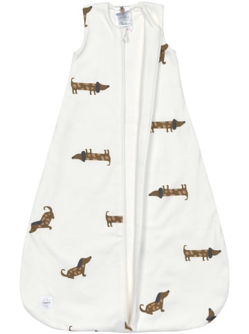 Lässig Babyschlafsack in Creme/ Hellbraun - 1,0 TOG