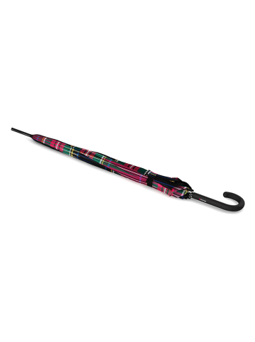 Knirps Stockschirm in Rot/ Schwarz