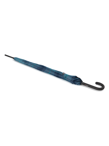 Knirps Stockschirm in Dunkelblau/ Blau
