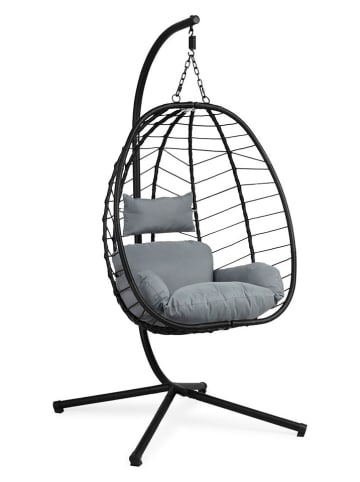 Lifa Living Gartensessel in Schwarz - (L)95 cm - (B)95 cm - (H)195 cm