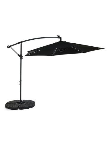 Lifa Living Sonnenschirm in Schwarz - (L)300 cm - (H)250 cm