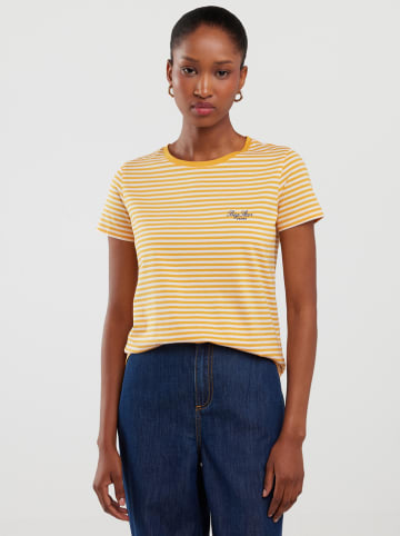 BIG STAR Shirt geel/wit