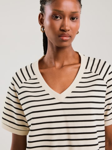 BIG STAR Shirt in Creme/ Schwarz