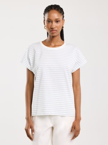 BIG STAR Shirt lichtblauw/wit