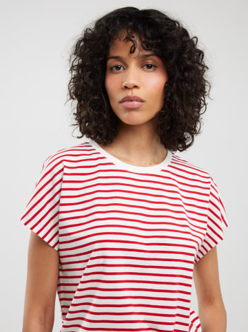 BIG STAR Shirt in Rot/ Weiß