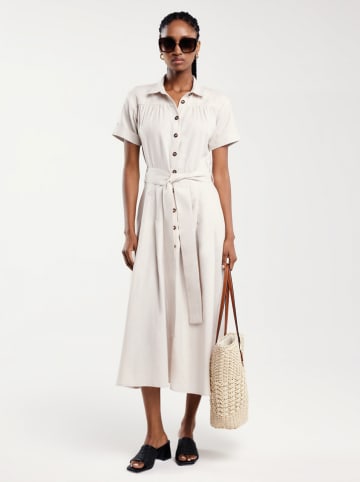 BIG STAR Hemdkleid in Creme