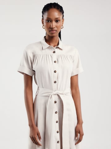 BIG STAR Hemdkleid in Creme