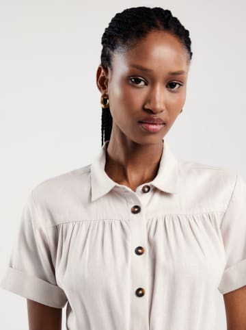 BIG STAR Hemdkleid in Creme