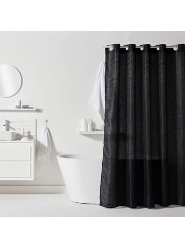 UTILITY Duschvorhang in Schwarz - (L)200 x (B)180 cm