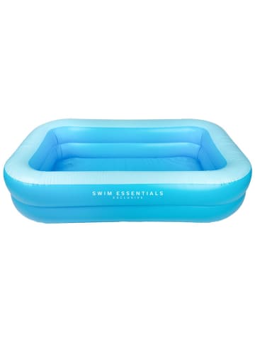 Swim Essentials Planschbecken "Blues Paddling" in Blau - ab 3 Jahren - (L)210 x (B)132 cm