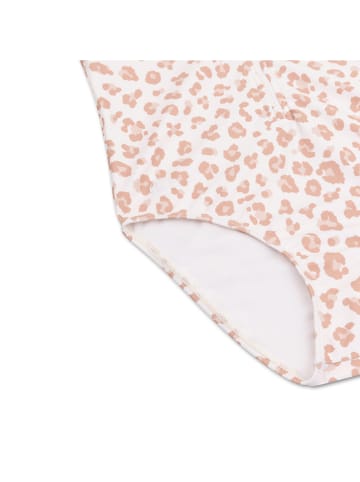 Swim Essentials Strój kąpielowy "Leopard" w kolorze biało-jasnoróżowym