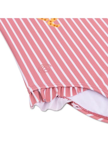 Swim Essentials Strój kąpielowy "Boldlines" w kolorze czerwonym