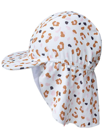 Swim Essentials Nackenschutzcap ''Leopard" in Hellblau/ Hellbraun