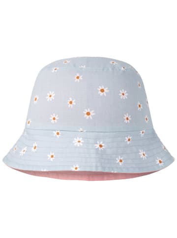 Swim Essentials Wende-Hut "Daisy Flowers" in Hellblau/ Rosa