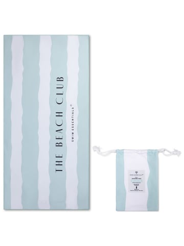 Swim Essentials Strandtuch ''The Beach Club" in Hellblau - (L)180 x (B)90 cm