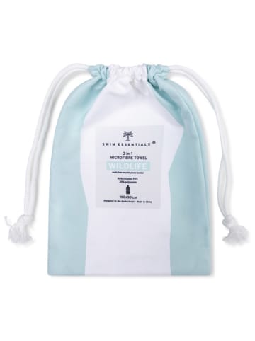 Swim Essentials Strandtuch ''The Beach Club" in Hellblau - (L)180 x (B)90 cm