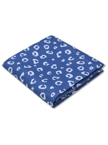 Swim Essentials Strandtuch ''Leopard" in Blau - (L)180 x (B)90 cm