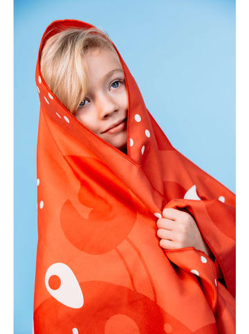 Swim Essentials Strandlaken "Oh Crab" rood - (L)135 x (B)65 cm