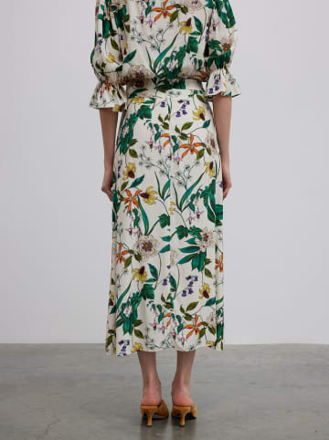 BGN Rok wit/groen