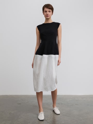 BGN Kleid in Schwarz/ Weiß