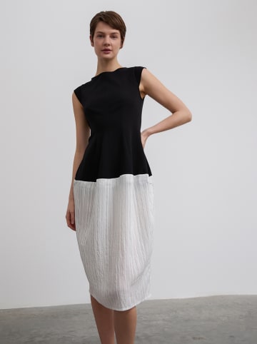 BGN Kleid in Schwarz/ Weiß