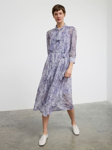 BGN Kleid in Creme/ Lila