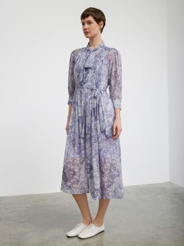 BGN Kleid in Creme/ Lila