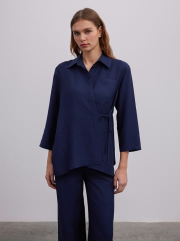 BGN Bluse in Dunkelblau
