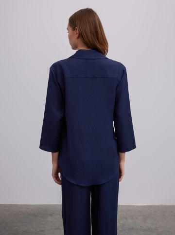 BGN Bluse in Dunkelblau