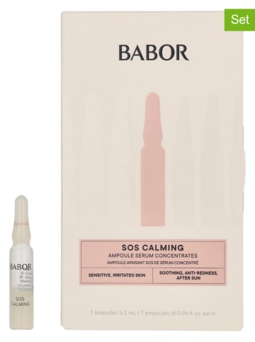 BABOR Ampułki do twarzy (7 szt.) "SOS Calming Concentrates" - po 2 ml