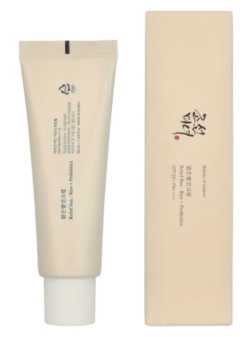 Beauty of Joseon Zonnebrandcrème "Relief Sun Rice + Probiotics" - SPF50+ PA++++", 50 ml