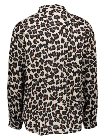 JDY Bluse in Braun/ Beige