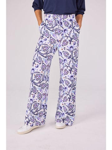 LIEBLINGSSTÜCK Broek wit/donkerblauw