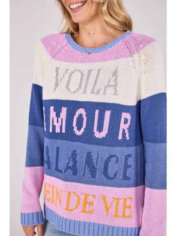 LIEBLINGSSTÜCK Pullover "Bamika" in Blau/ Lila