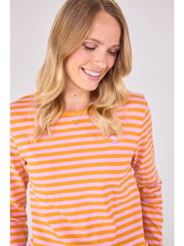 LIEBLINGSSTÜCK Longsleeve "Calista" oranje/lichtroze