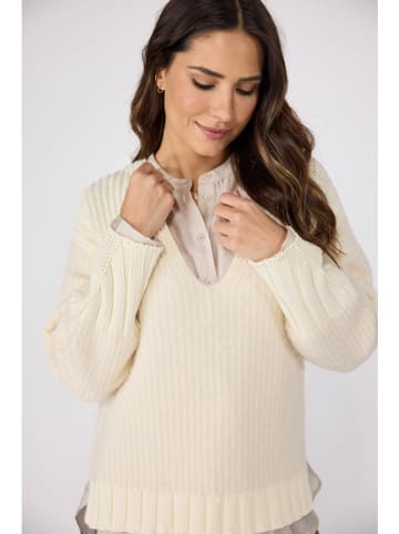 LIEBLINGSSTÜCK Sweter "Taline" w kolorze kremowym