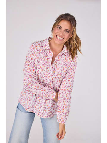 LIEBLINGSSTÜCK Bluse "Emee" in Weiß/ Rosa