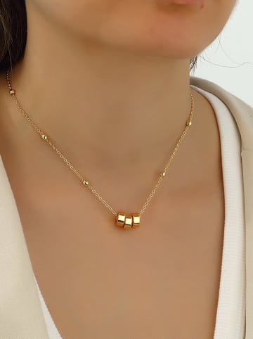atelier MIU Vergulde ketting met sierelementen - (L)42 cm