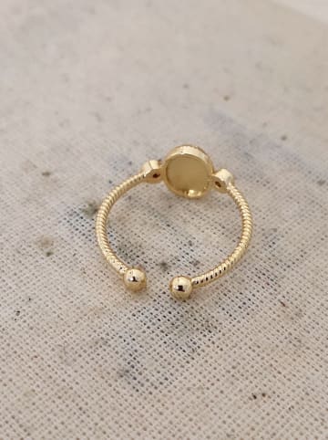 atelier MIU Pozłacany pierścionek z opalem