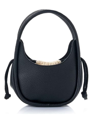Lucky Bees Henkeltasche "Hedy" in Schwarz - (B)28 x (H)21 x (T)9 cm
