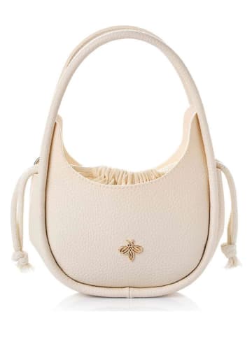 Lucky Bees Henkeltasche "Hedy" in Beige - (B)28 x (H)21 x (T)9 cm