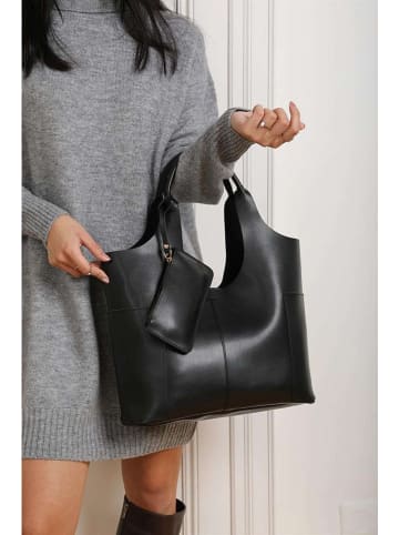 Lucky Bees Schultertasche in Schwarz - (B)30 x (H)22 x (T)10 cm