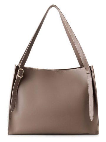 Vince Camuto Schultertasche "Palermo" in Taupe - (B)35 x (H)27 x (T)15 cm