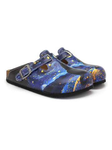 Calceo Clogs in Dunkelblau