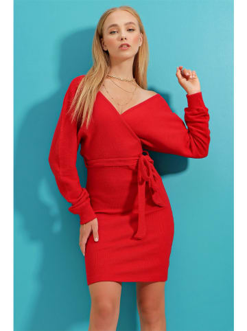 Trend Alacati Kleid in Rot