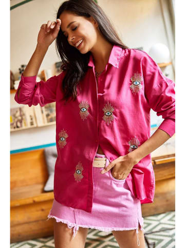 Olalook Bluse in Pink